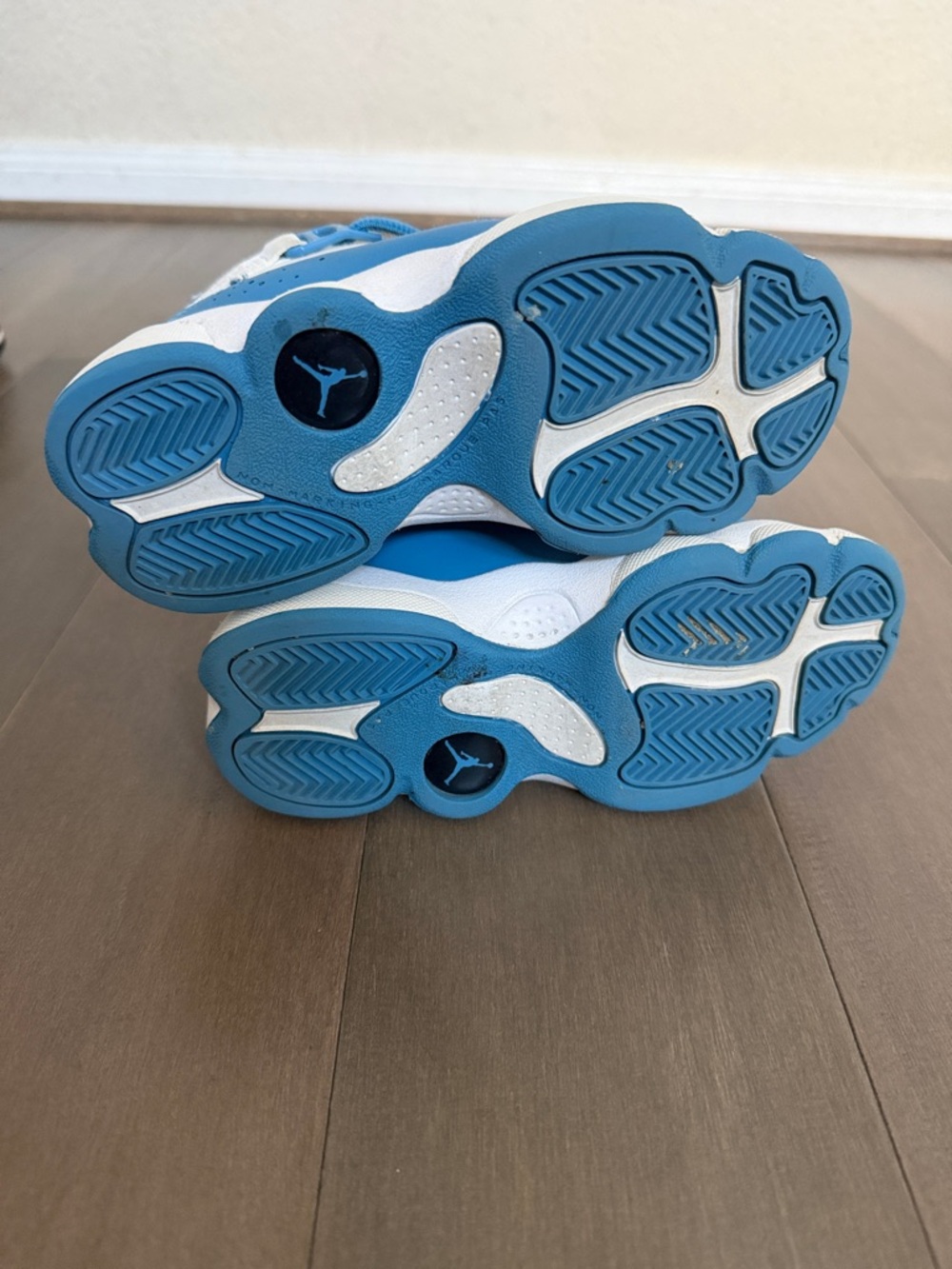 Jordan Kids Sneakers Trio - Red/Black, White/Black, Blue/White - Picture 4 of 13